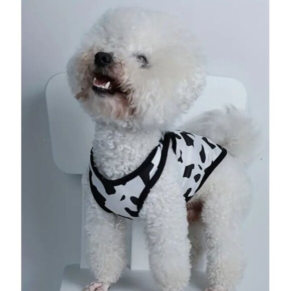 Cow Print XS Breathable Pet Dog Shirt NWOT - Picture 3 of 4